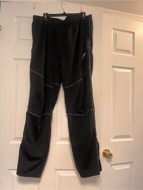 Baleaf Black Men's Jogger Sweatpants with Contrast Stitching XXXL